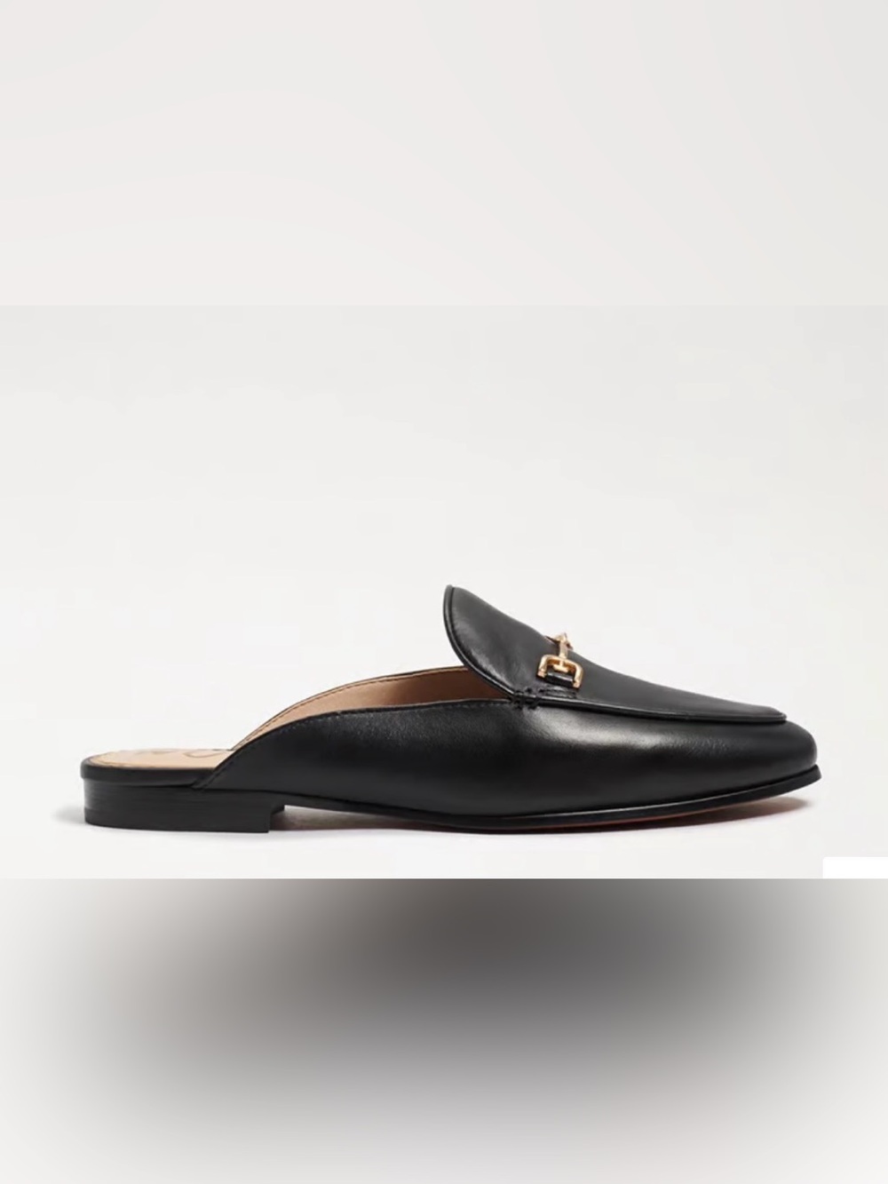 NWT Sam Edelman Linnie Leather Bit Mule in Black - Size 8 - Picture 4 of 12
